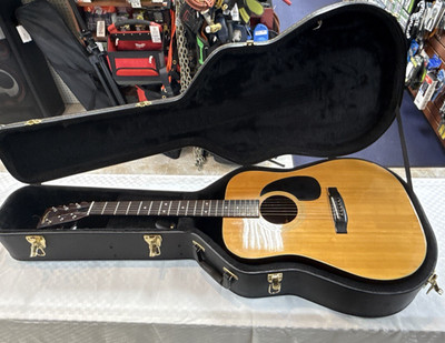Vintage Sigma C.F. Martin 80's  DM-4 Dreadnought Acoustic Guitar &  Hard Case