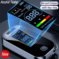 NEW Digital Breath Alcohol Tester Professional Breathalyzer With LCD Display USB