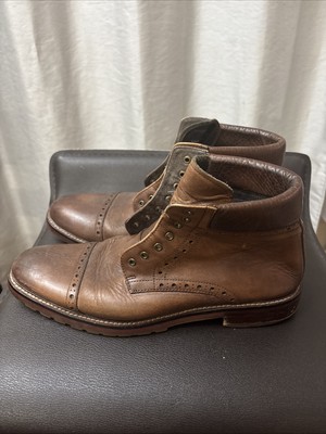 WARFIELD & GRAND Mens Southwestern Core Brown Leather Chukka  display picture 2