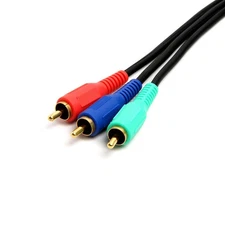 3 RCA Component Cable 3FT Three RCA Video Cord YPbPr Red Green Blue Connectors