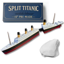 12” Split In Half RMS Titanic Model, Titanic Toys For Kids, Model Titanic Toy