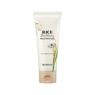 SKINFOOD Rice Brightening Peel Off Pack 100mL + Free Gift