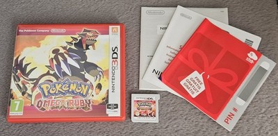 Pokémon Omega Rubin Nintendo 3DS UK PAL Original OVP mit Anleitungen 