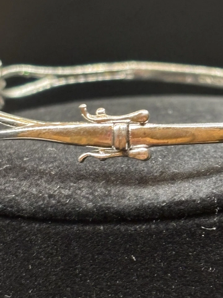 Sterling Silver Amethyst Bracelet - Image 3 of 4