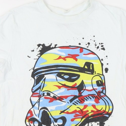 Pop Gear Boys' White Star Wars T-Shirt, Short Sleeve, 6-7 Years - Picture 8 of 12