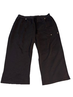 Laura Scott Black XL Capris Pull On Drawstring Waist($2)