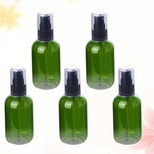 5 Pcs 80 ml Plastic Spray Bottles Portable Reusable Mist Sprayers for Makeup