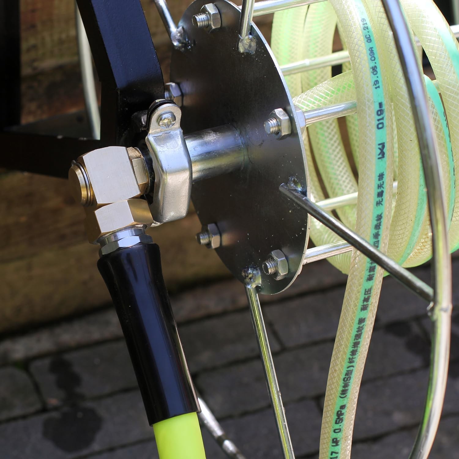 Garden Hose Reel Parts Fittings Swivel Elbow Connector 4 PCS 