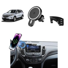 Car Phone Mount for Chevy Equinox 2018-2023 - 15W Wireless Charger Magnetic