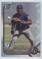 2022 Bowman Draft 1st Edition Sky Blue Foil Daniel Vazquez #BD-74 r0j