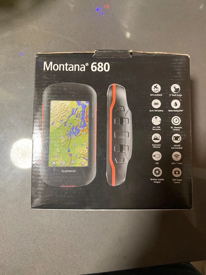 New Garmin Montana 680 GPS Bundle with 4 Gb microSD Card Free Shipping - Image 2 of 4