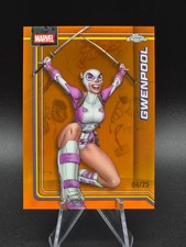2026 Topps Chrome Marvel GWENPOOL True Orange Refractor /25 #121