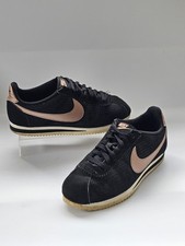 Nike Women’s Classic Cortez Premium Trainers Black Rose Gold UK 4.5 EU 38 US 7