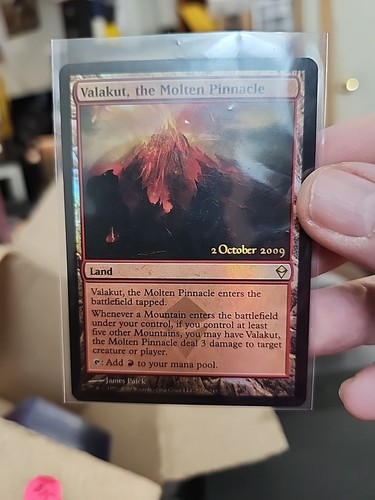 Mtg Valakut The Molten Pinnacle (Pack Fresh) Foil Prelease LP NM U1-4