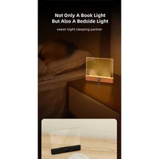 LED Book Light Smart Rechargeable with Eye Protection and Color Options