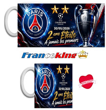 Mug personnalisé Paris. Champions 2 étoiles