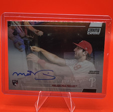 Topps Stadium Club Chrome Matt Vierling Phillies Rookie Autograph SCCBA-MV