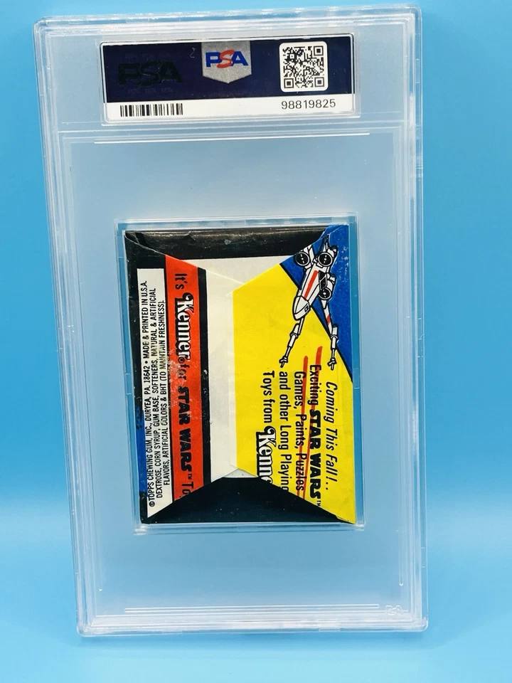 1977 Topps Star Wars 1st Series Wax Pack PSA 8 NM-MT Only 12 Higher - Image 2 of 2