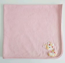 Manta Bebé Gymboree Jolly Jirafa Rosa Claro Naranja Blanco Mariposa ~ COMO ESTÁ ~