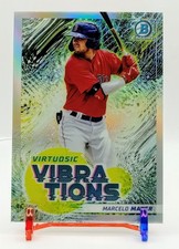 MARCELO MAYER. 2022 Bowman Chrome Baseball. Virtuosic Vibrations Insert #1. Rsox