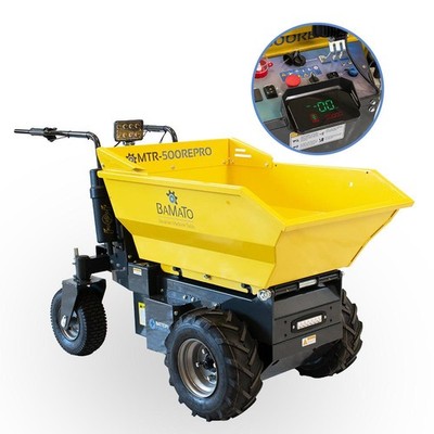 BAMATO Elektrodumper MTR-500REPRO Schubkarre Dumper Raddumper Mini Transporter