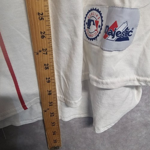 Vintage 90s Majestic Texas Rangers Ivan 'Pudge' Rodriguez 7 Jersey Shirt Men XL - Picture 5 of 8