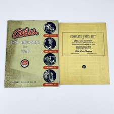Atlas Shop Equipment For 1940 General Catalog No. 40 With Complete Price List