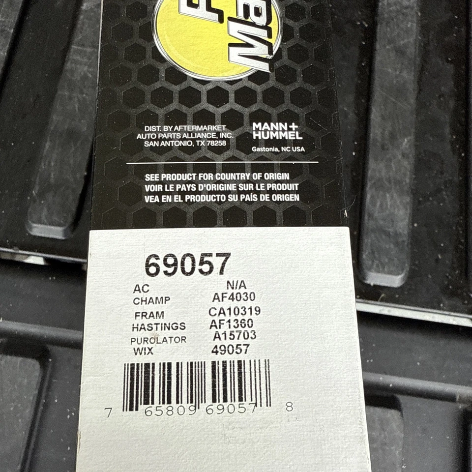 Filtro de aire Parts Master 69057 / WIX 49057 16546-JA00A 16546-JA00B BOSCH 5024WS Foto 2 de 4