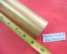 2" C360 BRASS ROUND ROD 9" long Solid H02 Lathe Bar Stock For Machining Cut New