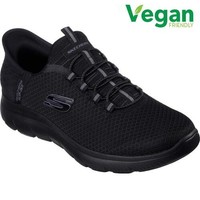 Skechers Mens Slip Ins Summits High Range Hands Free Trainers All Black 8-13