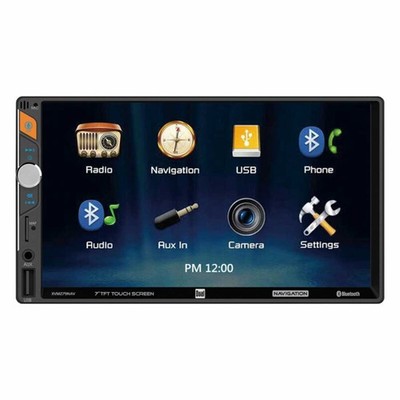 Dual Electronics XVM279NAV 2-DIN 7'' Digital Multimedia Receiver w/ Navigation