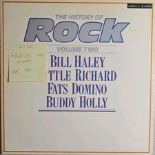The History Of Rock Bill Haley Little Richard Vinyl Record VG+/VG HRL002 1981
