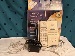 Vintage Casio Phone Mate TC-950 W/ Box Handheld Vintage