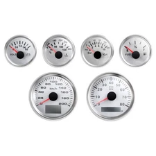 Universal Speedometer Tachometer Fuel Gauge Oil Pressure Gauge Voltage Gauge