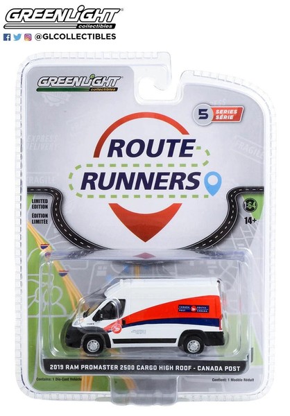 2019 Ram Promaster 2500 Laderaum Canada Post 1:64 Greenlight 53050D-image