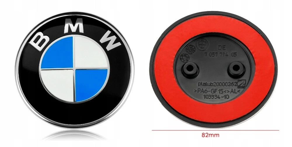 BMW 1 5 6 z4 Emblem Badge Bonnet Tailgate ø82 mm 51147057794 | eBay