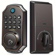ARPHA Fingerprint Door Lock Biometric Smart Lock APP Bluetooth Keyless Deadbolt