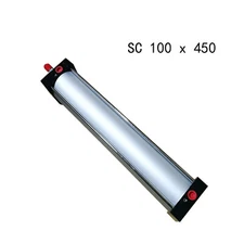 Pneumatic Standard Air Cylinder SC 100 x 450 Double Acting Single Rod 18" Stroke