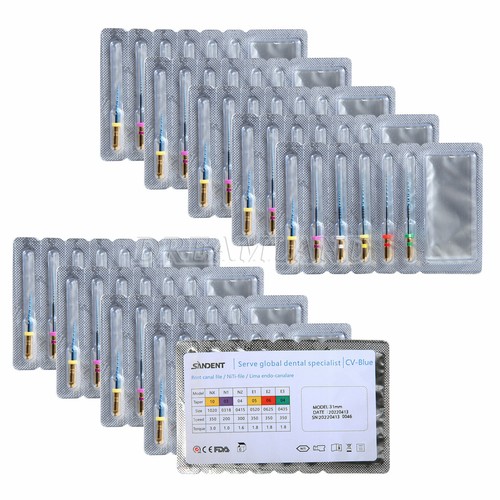 1-10 Packungen Dental Endodontische NITI Rotationsfeilen Feile Motor Verwendung 31 mm CV-Blau - Bild 4 von 12
