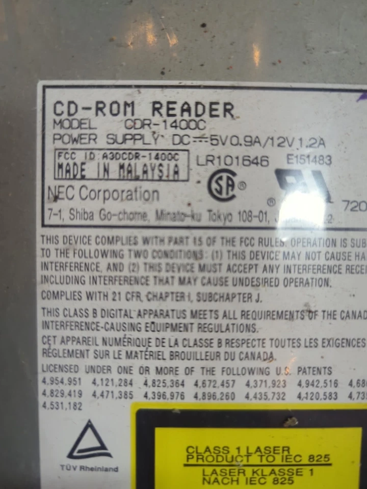 CD-ROM Reader Cdr-1400c - Image 2 of 4