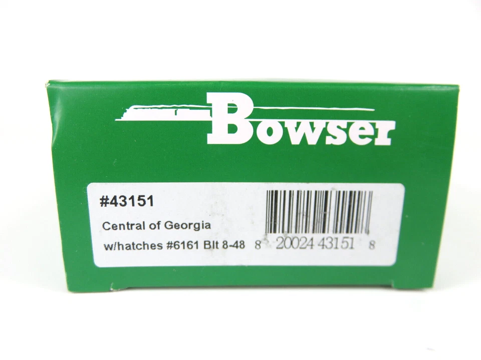 Bowser #43151 HO Scale 40' Boxcar Central of Georgia w/Roof Hatches #6161 - Image 3 of 4