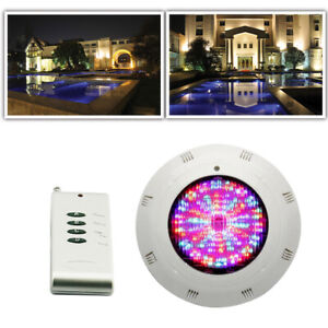 RGB Colors 252 LED Underwater Pool Light 18W Pool &Spa Lamp+Remote Controller US 