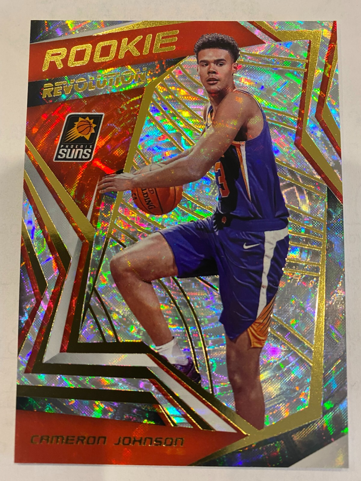 2019 Panini Revolution Fractal #11 CAMERON JOHNSON Rookie RC Suns