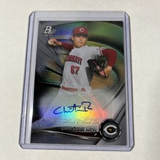 2022 Bowman Platinum Prospect Auto Christian Roa Auto Cincinnati Reds #TOP-2