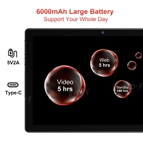 2025 NEW FHD N01 Wifi Tablet Android 14 PC 8GB+64GB Tablets 10.1 Inch 6000mAh - Picture 6 of 11
