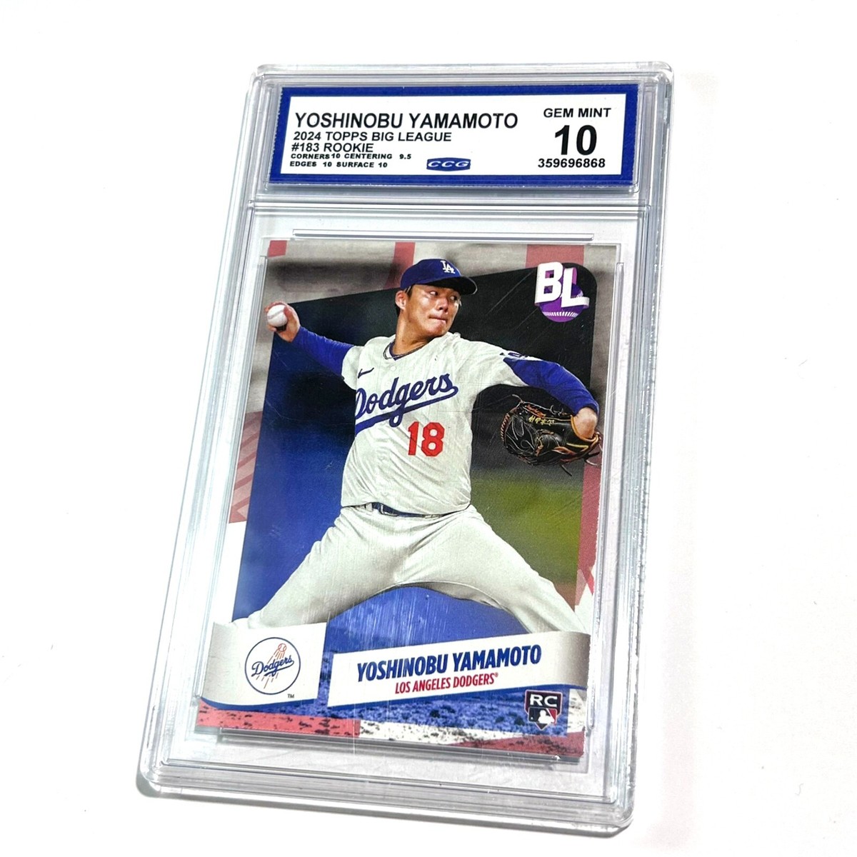 2024 Topps Big League - Yoshinobu Yamamoto #183 (RC) for