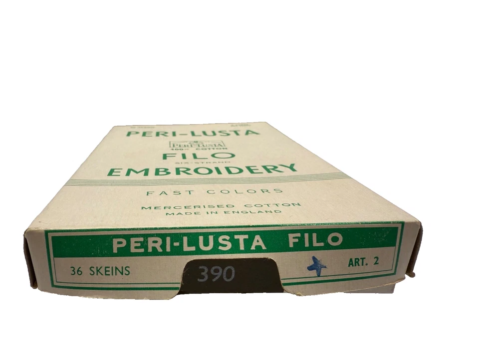 Box of 36 Skeins Peri-lusta Six-Stand Cotton Embroidery Floss Color 390 - Image 3 of 4
