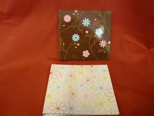 Scrapbooks/Photo Albums set of 2 approx. 7" x 7" each Holds 20 pics