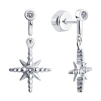 Silberohrringe Ohrringe Ohrstecker Silber Zirkonia Stein Echtschmuck