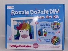 Ooly Razzle Dazzle DIY Unique Unicorn Gem Art Kit for Kids Ages 8+ Craft Set NEW
